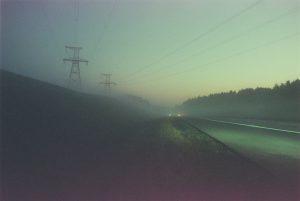 foggy road