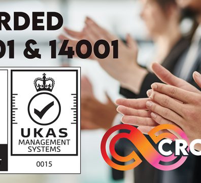 45001 & 14001 awarded to Crown SDS